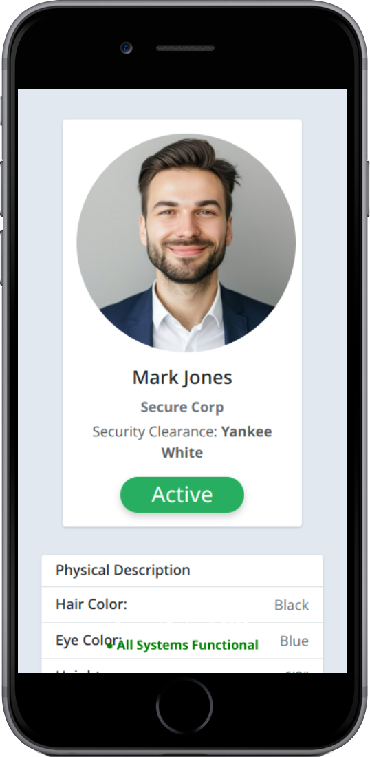 Secured Badge Mobile App